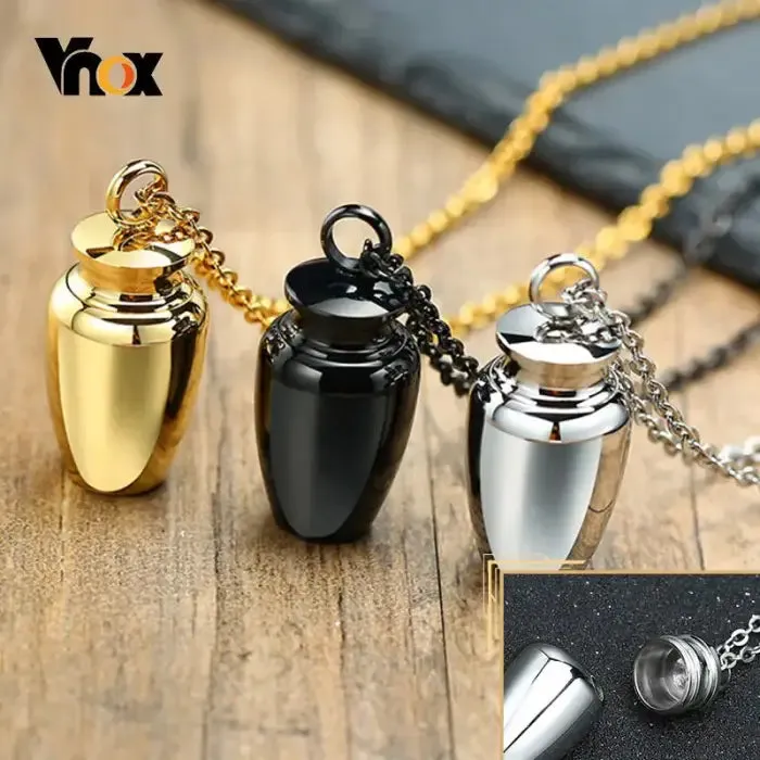 Punk Rock Chic Openable Earthen Jar Necklace