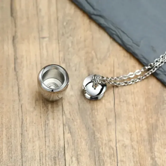 Punk Rock Chic Openable Earthen Jar Necklace