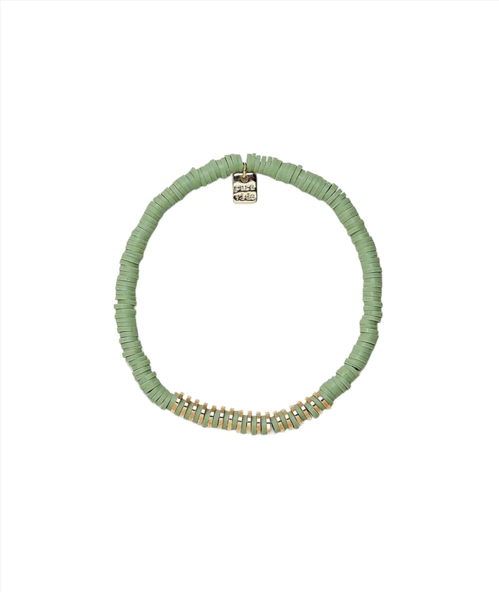 Pura Vida Heishi Disc Stretch Bracelet