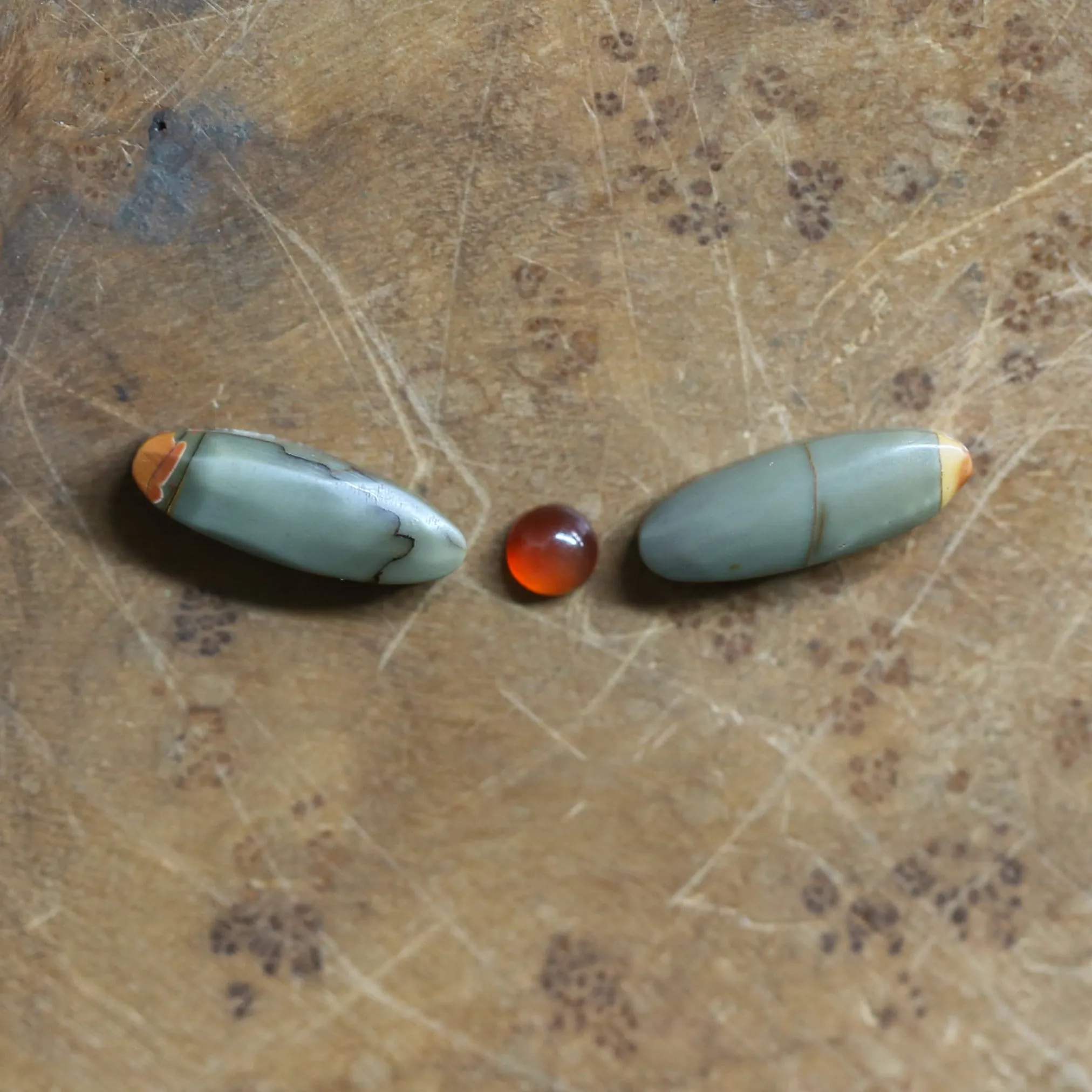 Red Creek Jasper Dragonfly Necklace - Carnelian .925 Sterling Silver Pendant