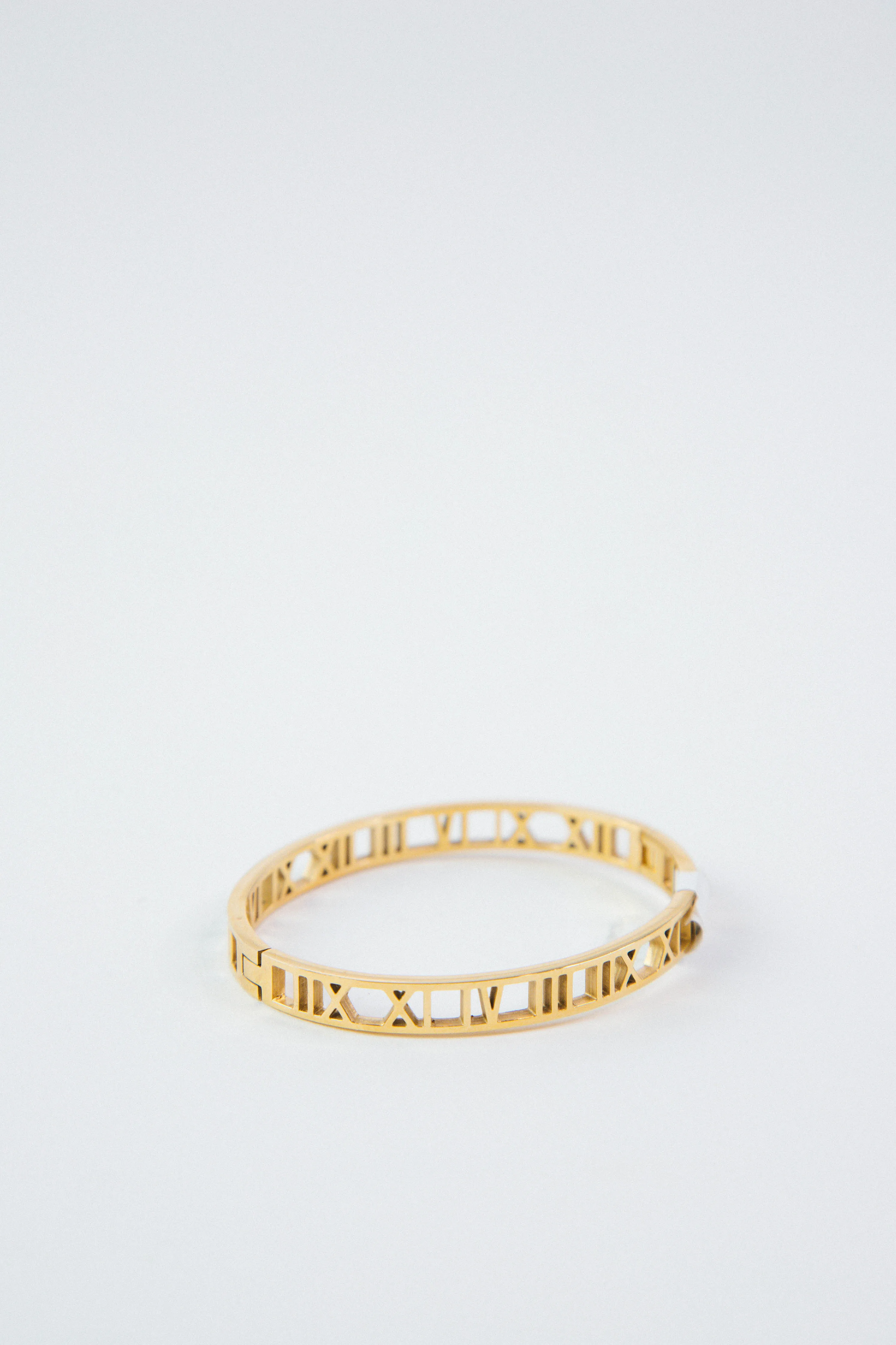 Roman Numeral Cuff Bracelet