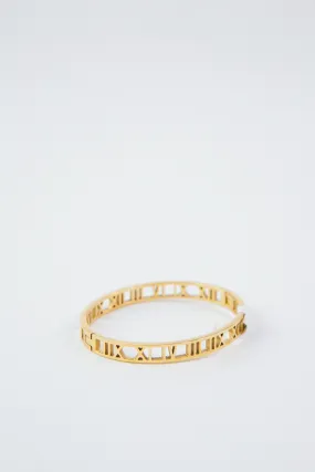 Roman Numeral Cuff Bracelet