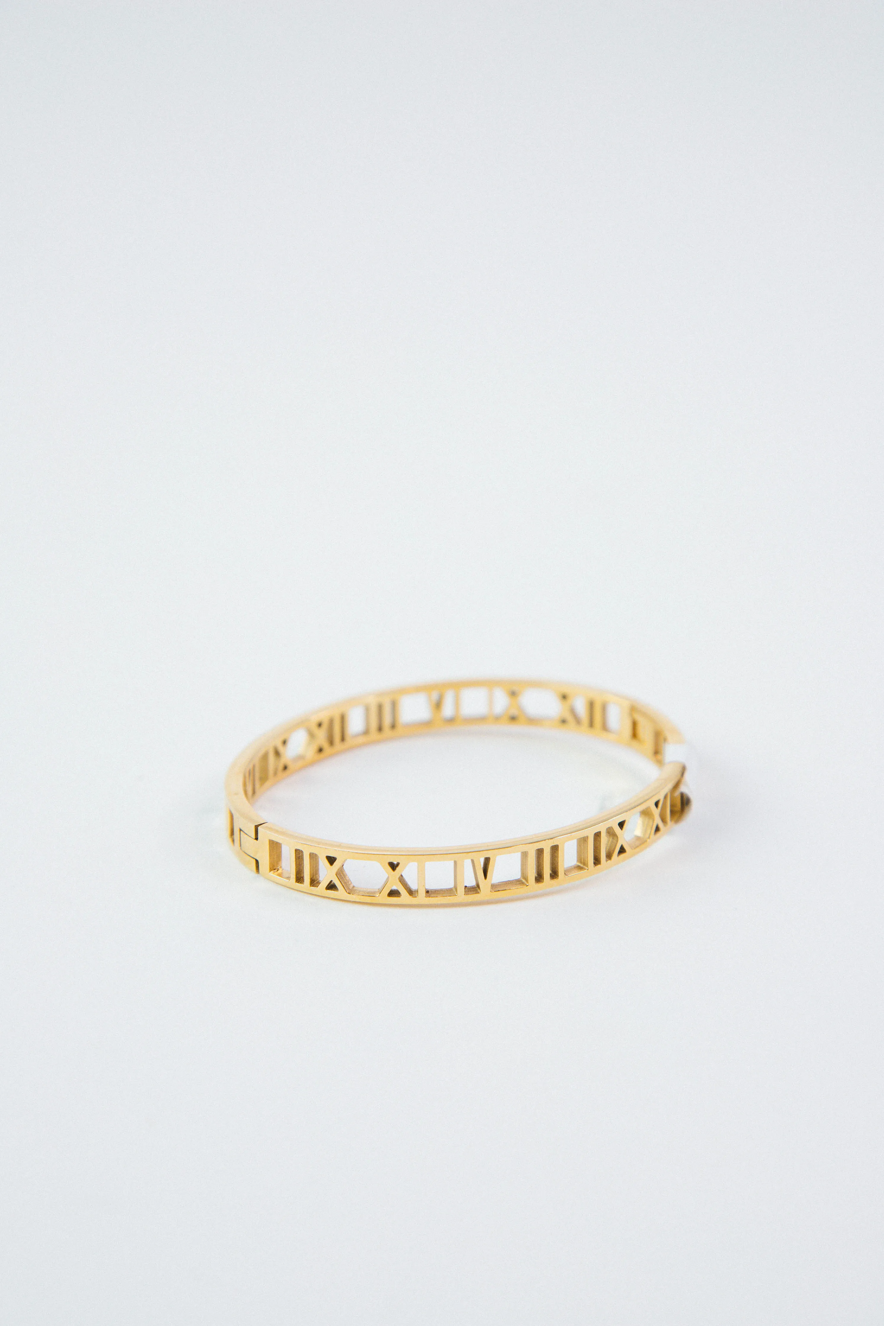 Roman Numeral Cuff Bracelet