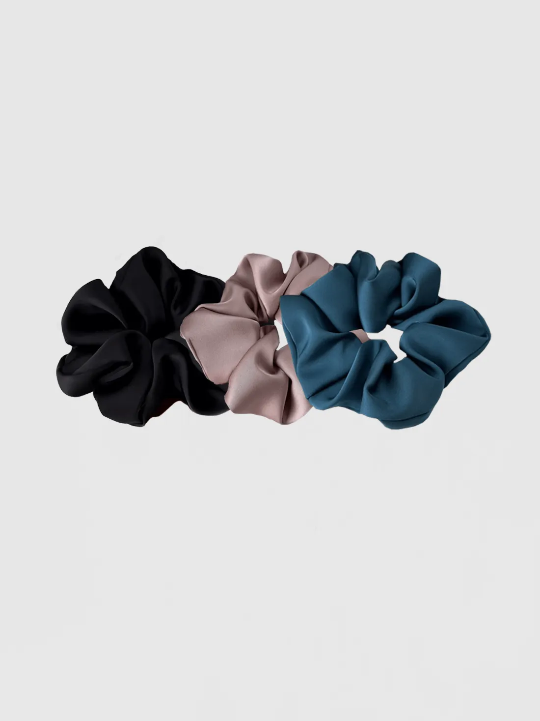 Soft Silk Satin Hair Tie 3 Pack