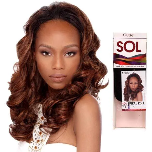 SPIRAL ROLL | Sol Human Hair Blend Weave