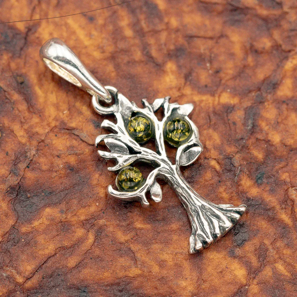 Sterling Silver Tree of Life (Yggdrasill) Pendant