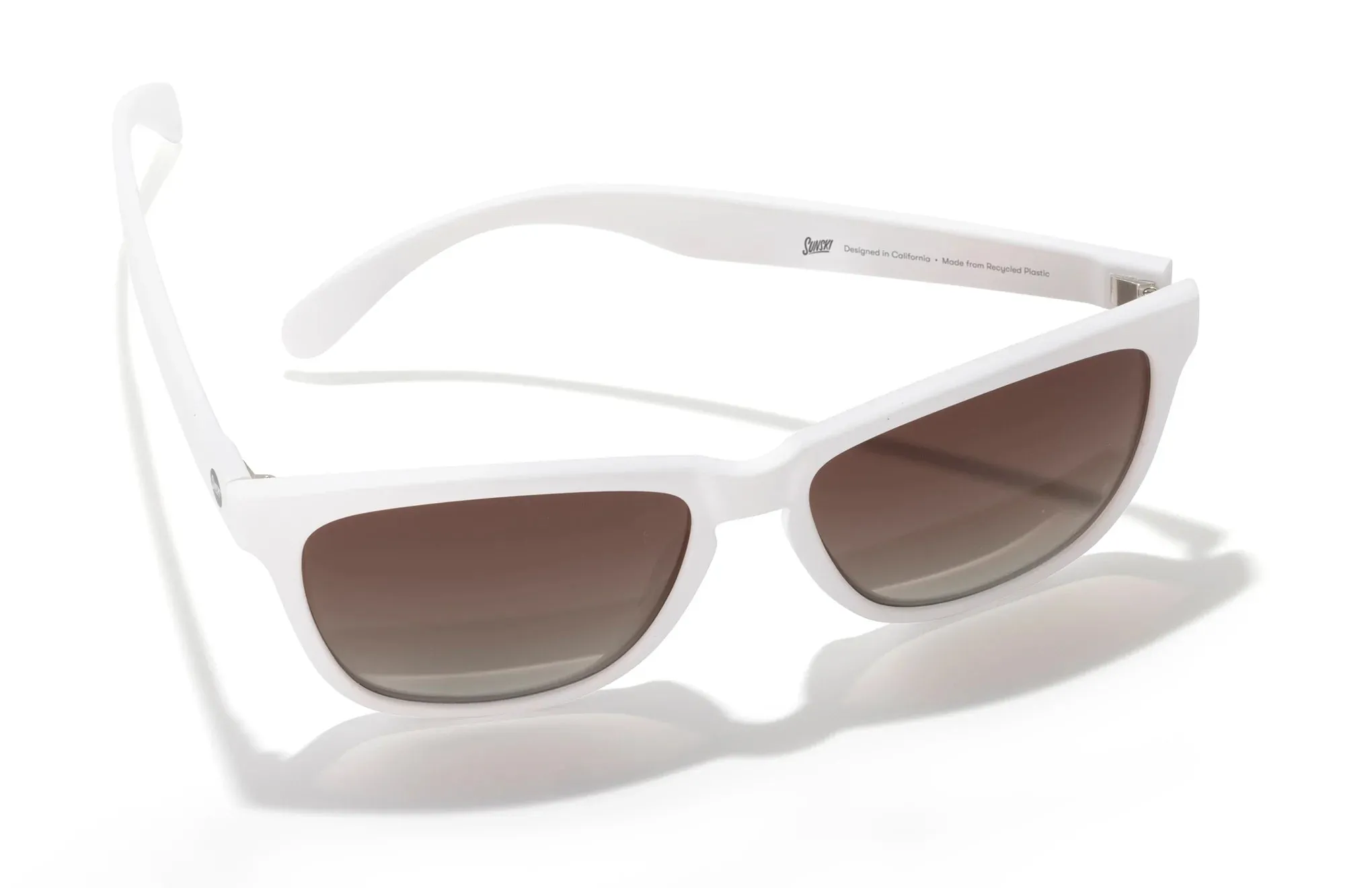 Sunski Headland Polarized Sunglasses - Snow Sepia