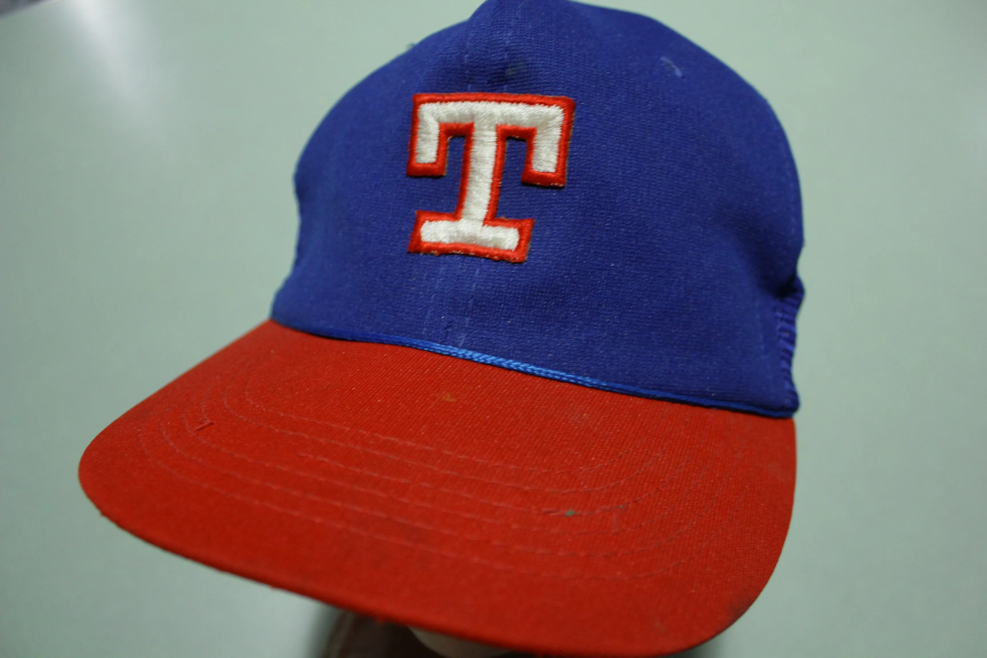 Texas Rangers Vintage 80's Adjustable Snap Back Trucker Hat