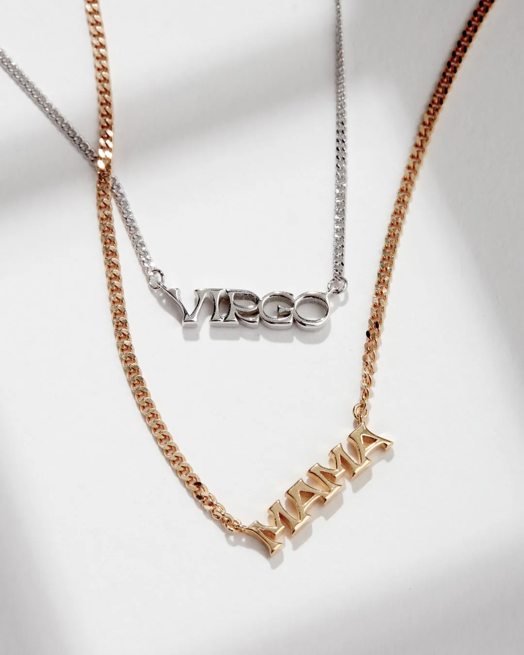 The Mini Nameplate Necklace [Vintage]