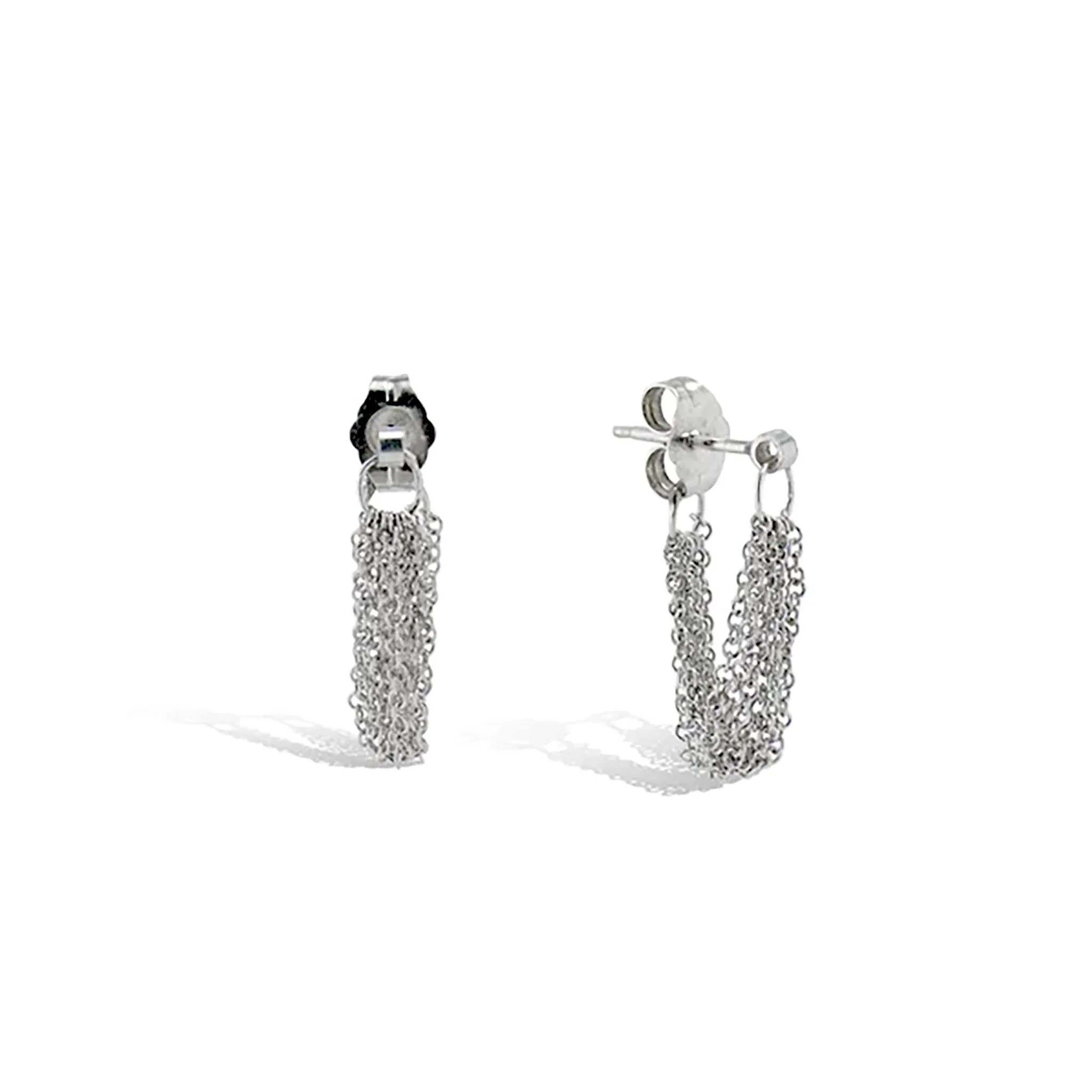 The Olivia Sterling Silver Tassel Earrings