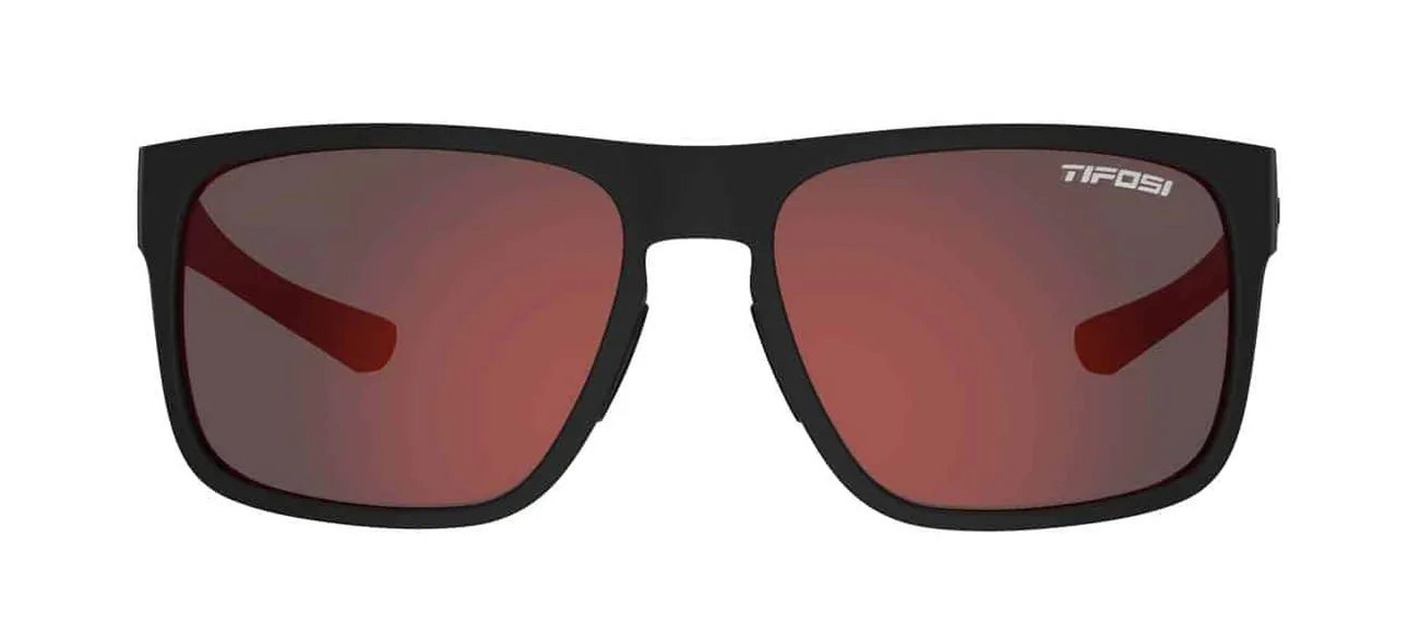 Tifosi Swick Sunglasses - Satin Black Crimson